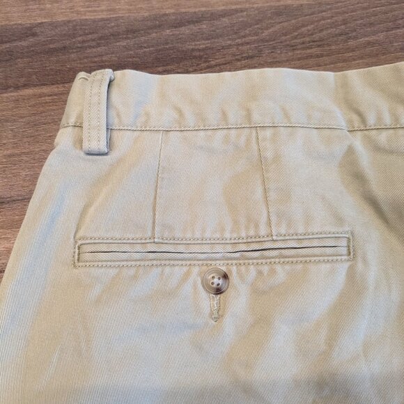 Polo Ralph Lauren Shorts Size 35 Beige Khaki Classic Fit Preppy 9in Cotton Chino - Picture 4 of 7